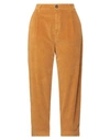 The.nim The. Nim Standard Woman Pants Mustard Size 28 Cotton, Lyocell, Elastane In Yellow