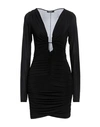 Isabel Marant Woman Mini Dress Black Size 8 Viscose, Elastane, Cotton In Black