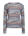 M Missoni Woman Sweater Brown Size S Viscose, Cotton, Wool, Polyamide