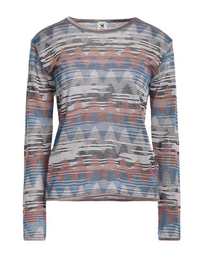 M Missoni Woman Sweater Brown Size S Viscose, Cotton, Wool, Polyamide