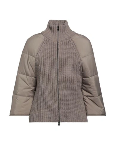 Kangra Woman Jacket Dove Grey Size 6 Merino Wool, Polyester