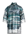 Dolce & Gabbana Woman Top Blue Size 10 Polyamide In Blue