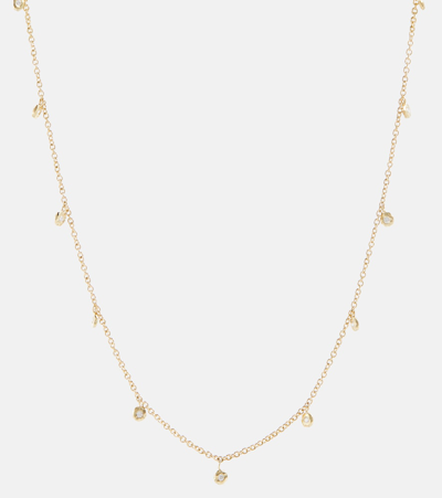 Octavia Elizabeth Micro Nesting Gem 18kt Gold Necklace With Diamonds