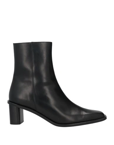 Atp Atelier Woman Ankle Boots Black Size 11 Cowhide