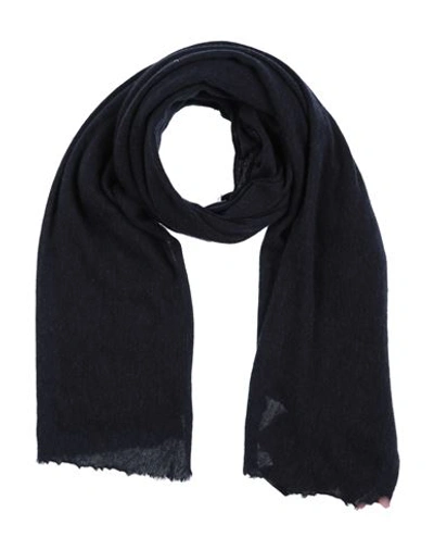 Isabel Marant Wide Long Scarf In Blue