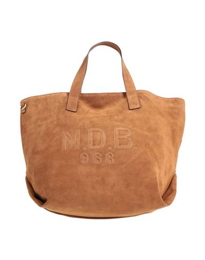 N.d.b. 968 N. D.b. 968 Woman Handbag Brown Size - Soft Leather