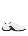 Trussardi Man Sneakers White Size 11 Soft Leather