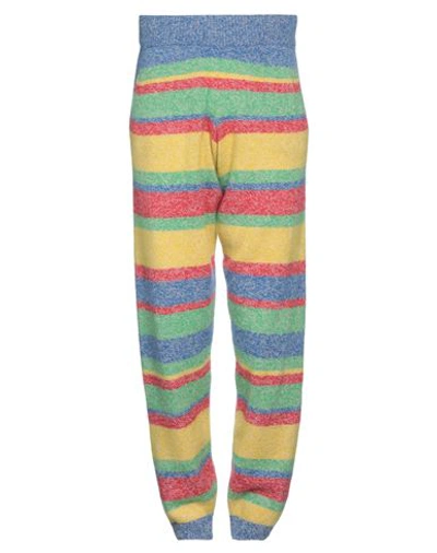 The Elder Statesman Striped Cashmere Track Pants In Multicolor