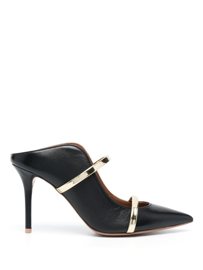 Malone Souliers Maureen 95mm Leather Pumps In Black