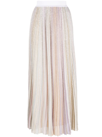 Missoni Sequin Maxi Skirt In Multi-colour