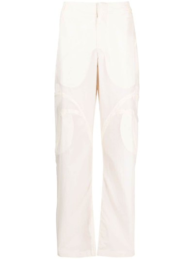 Post Archive Faction Multi-pocket Straight-leg Trousers In Neutrals