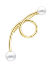 TASAKI 18KT YELLOW GOLD A FINE BALANCE PEARL BROOCH