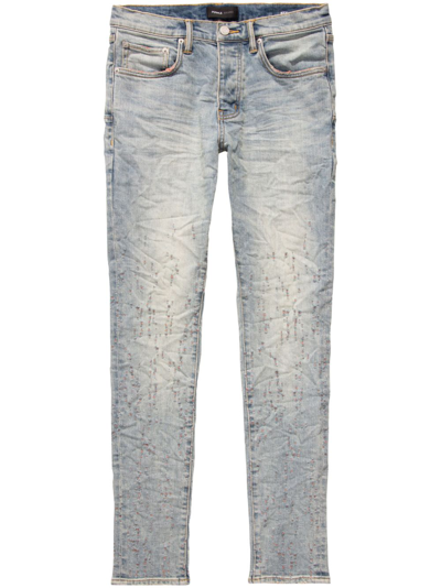 Purple Brand monogram-embossed Skinny Jeans - Farfetch