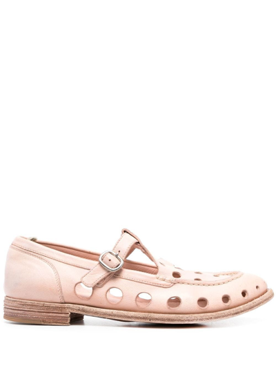Officine Creative Lexikon 543 Cut-out Loafers In Pink
