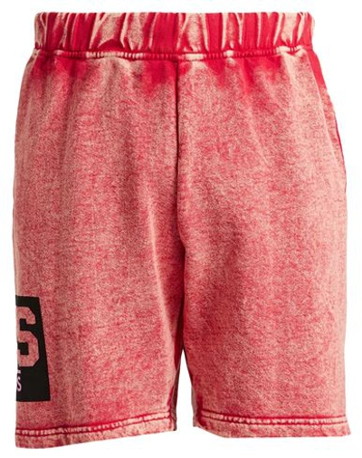 Vault By Vans X Aries Man Shorts & Bermuda Shorts Brick Red Size Xs Textile Fibers