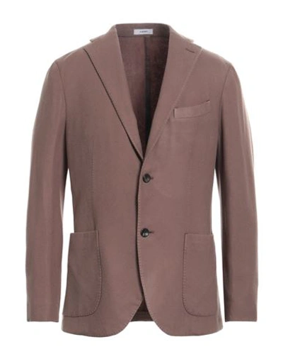 Boglioli Man Suit Jacket Light Brown Size 46 Wool In Beige