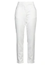 Liu •jo Woman Pants White Size 28 Cotton, Polyester, Elastane