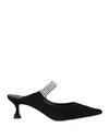 Lola Cruz Woman Mules & Clogs Black Size 7 Leather In Black