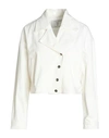 Société Anonyme Woman Jacket White Size Xs Cotton