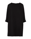 Anita Di. Woman Short Dress Black Size 14 Wool