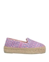 Manebi Manebí Woman Espadrilles Pink Size 8 Textile Fibers In Pink