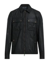 Belstaff Man Jacket Black Size Xxl Cotton
