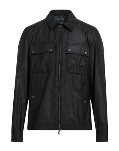 Belstaff Man Jacket Black Size Xxl Cotton In Black
