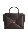 Valentino Garavani Woman Handbag Cocoa Size - Soft Leather In Brown
