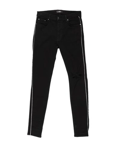 Amiri Man Jeans Black Size 32 Cotton, Elastomultiester, Elastane