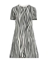 Valentino Garavani Woman Mini Dress Ivory Size 8 Virgin Wool, Silk In White