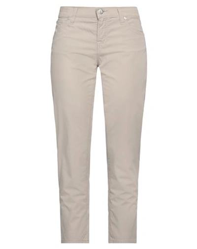 Jacob Cohёn Woman Pants Taupe Size 30 Cotton, Elastane In Grey