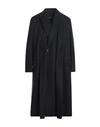 Neil Barrett Man Coat Midnight Blue Size 44 Wool, Polyamide, Polyester, Cotton In Blue