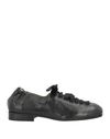 Ixos Woman Lace-up Shoes Black Size 5 Soft Leather In Black
