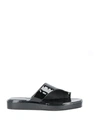 Jeffrey Campbell Toe Strap Sandals In Black