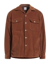 Xacus Man Shirt Camel Size Xl Cotton In Beige