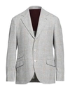 Brunello Cucinelli Man Blazer Light Grey Size 40 Alpaca Wool, Wool, Polyamide In Grey