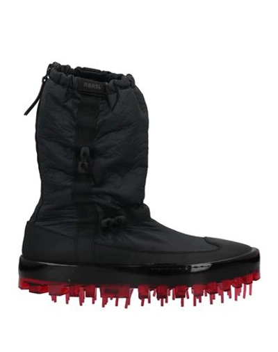 Rubber Soul Woman Ankle Boots Black Size 8 Textile Fibers