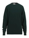Brooksfield Man Sweater Dark Green Size 48 Wool