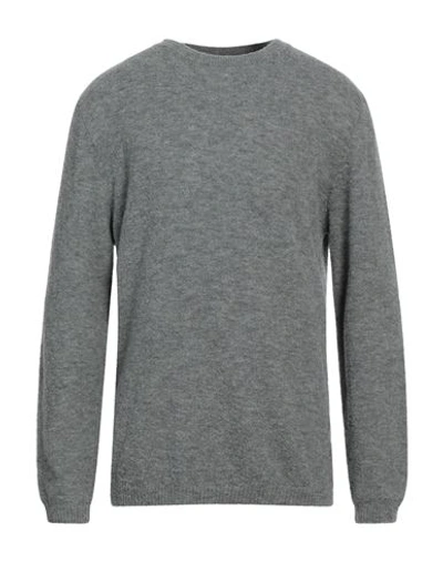 Daniele Fiesoli Man Sweater Grey Size M Merino Wool, Polyamide, Cashmere