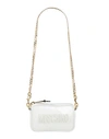 Moschino Woman Shoulder Bag White Size - Soft Leather In White