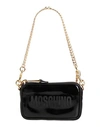 Moschino Woman Shoulder Bag Black Size - Soft Leather
