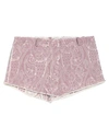 Ermanno Scervino Woman Shorts & Bermuda Shorts Pastel Pink Size 6 Cotton, Viscose In Pink