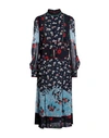 Shop Dsquared2 Woman Midi Dress Midnight Blue Size 6 Polyester