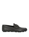 Valentino Vlogo Signature Slip-on Loafers In Black