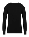 Egon Von Furstenberg Man Sweater Black Size Xl Wool, Viscose, Pes - Polyethersulfone