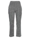 Manila Grace Woman Pants Grey Size 10 Polyester, Polyamide, Elastane