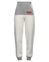 Dsquared2 Woman Pants Grey Size L Cotton, Lyocell In Grey
