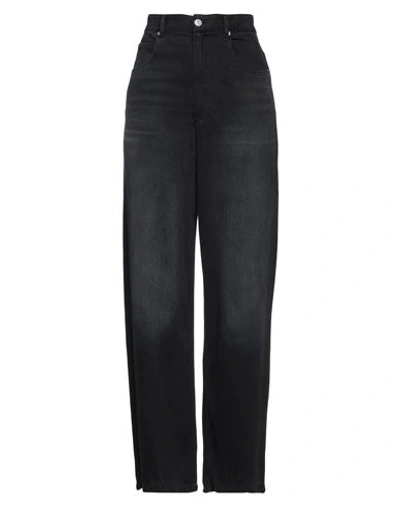 Isabel Marant Woman Denim Pants Black Size 6 Cotton