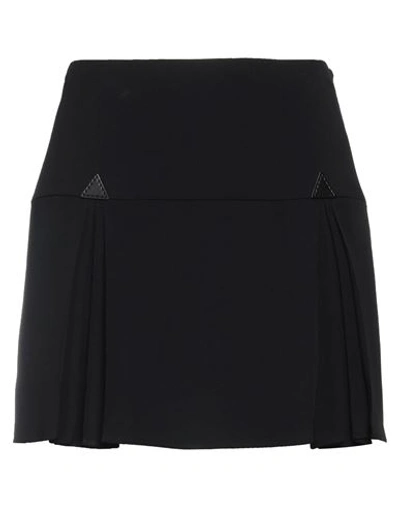 Dsquared2 Woman Mini Skirt Black Size 8 Acetate, Viscose