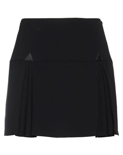 Dsquared2 Woman Mini Skirt Black Size 6 Acetate, Viscose